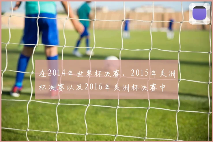 在2014年世界杯决赛、2015年美洲杯决赛以及2016年美洲杯决赛中